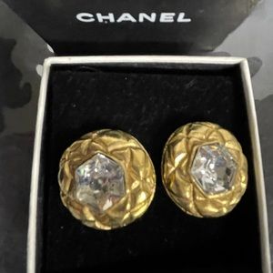 A lovely, elegant pair of CHANEL earrings.
